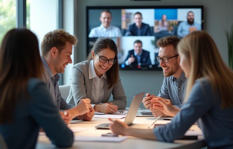 Image representing a diverse group of professionals learning together in a collaborative setting